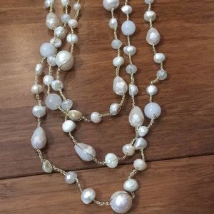 Pretty beaded layered necklace